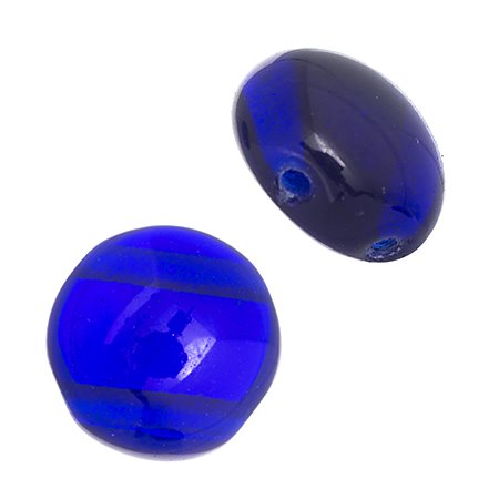 Candy Beads - 8mm - Cobalt Blue (Strand 22)