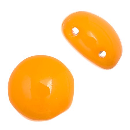 Candy Beads - 8mm - Orange Opaque (Strand 22)