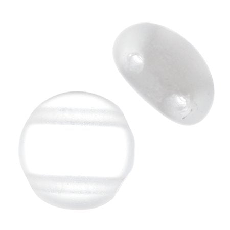 Candy Beads - 8mm - Matte Crystal (Strand 22)