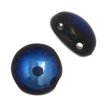 Candy Beads - 8mm - Jet Azuro (Strand 22)