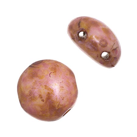 Candy Beads - 8mm - Pink Lazura Luster (Strand 22)