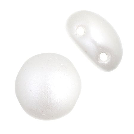 Candy Beads - 8mm - Pearl White Pearl Pastel (Strand 22)