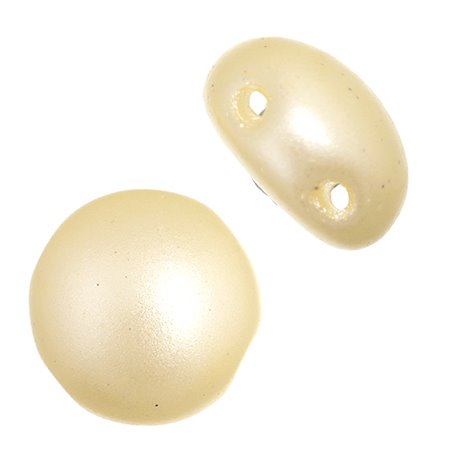Candy Beads - 8mm - Cream Pearl Pastel (Strand 22)