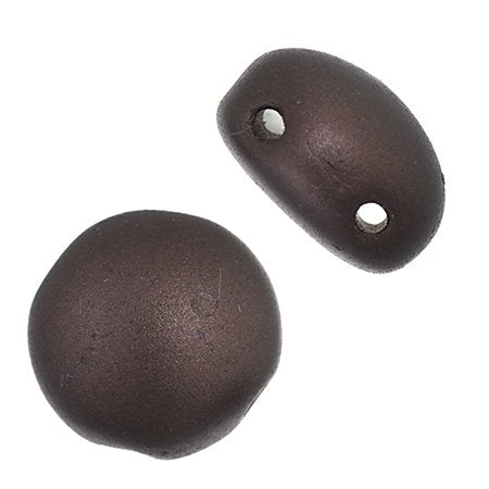 Candy Beads - 8mm - Chocolate Brown Pearl Pastel (Strand 22)