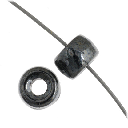 Mini Crow Beads - 6mm - Gunmetal (500pcs)