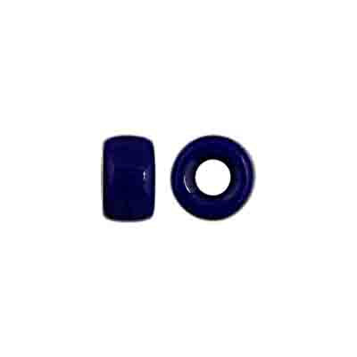 Crow Beads - 9mm - Opaque Royal Blue (100pcs)