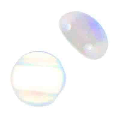 Candy Beads - 12mm - Matte Crystal AB (Strand)