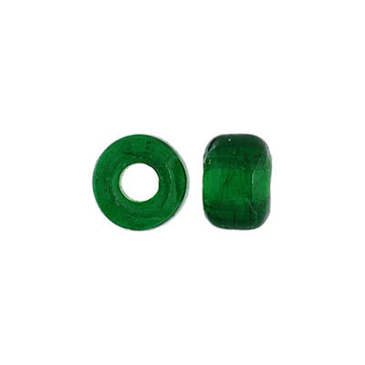 Crow Beads - 10mm - Transparent Green (Strand Apx 149pcs)