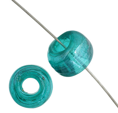 Crow Beads - 10mm - Transparent Luster Aqua (Strand Apx 149pcs)