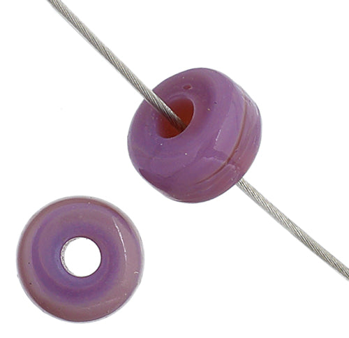 Crow Beads - 6mm - Opaque Purple (Strand Apx 220pcs)