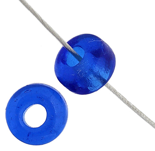 Crow Beads - 6mm - Transparent Light Blue (Strand Apx 220pcs)