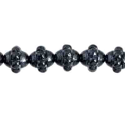 Glass - 8mm - Bumpy Tutu - Gunmetal (20)