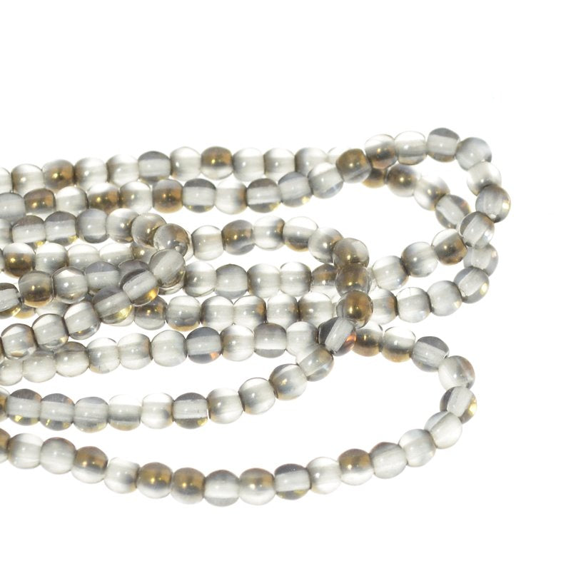 Glass Beads Round - 3mm - Crystal Valentin (strand)