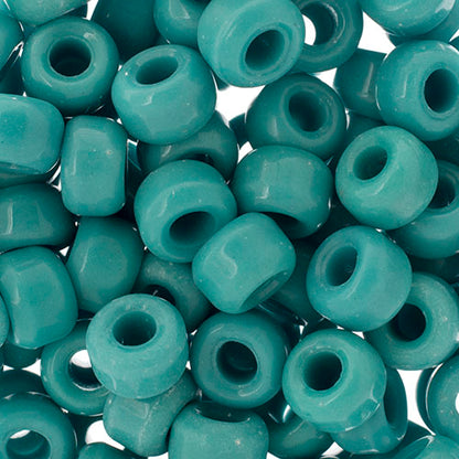 Crow Beads - 9mm - Turquoise (500pcs)