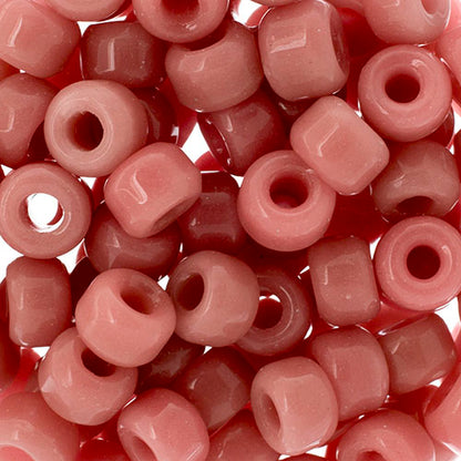 Crow Beads - 9mm - Pink (500pcs)