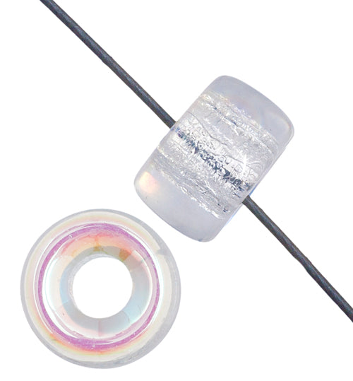 Crow Beads - 9mm - Transparent Crystal AB (100pcs)