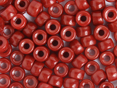 Crow Beads - 9mm - Opaque Wine (100pcs)