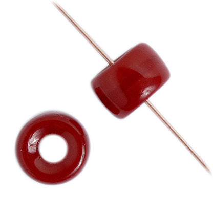 Crow Beads - 9mm - Opaque Wine (100pcs)