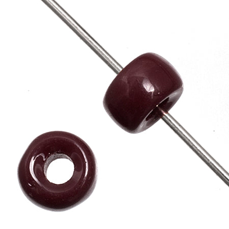 Mini Crow Beads - 6mm - Opaque Wine (500pcs)
