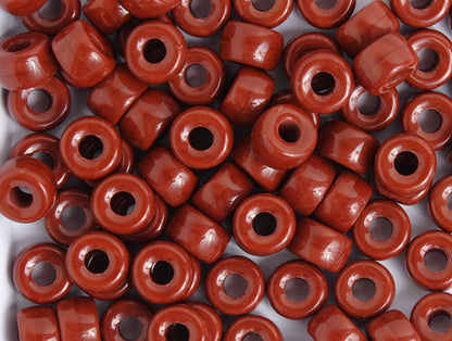 Crow Beads - 9mm - Opaque Light Brown (100pcs)