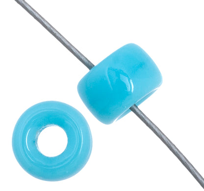 Mini Crow Beads - 6mm - Opaque Light Blue (500pcs)