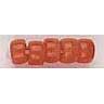 Mini Crow Beads - 6mm - Opaque Orange (500pcs)
