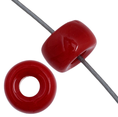 Mini Crow Beads - 6mm - Opaque Red (500pcs)