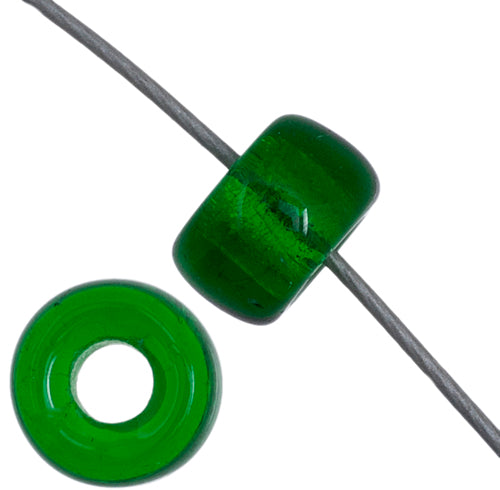 Mini Crow Beads - 6mm - Transparent Dark Green (500pcs)