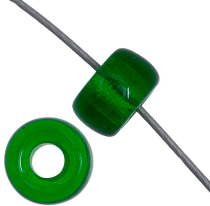 Mini Crow Beads - 6mm - Transparent Dark Green (500pcs)