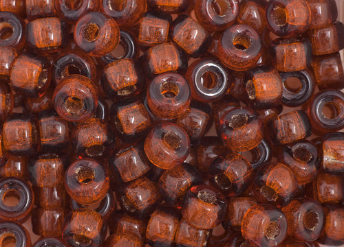 Mini Crow Beads - 6mm - Transparent Brown (500pcs)