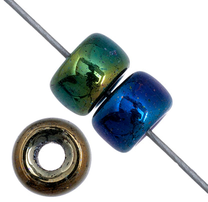 Mini Crow Beads - 6mm - Opaque Blue AB (500pcs)