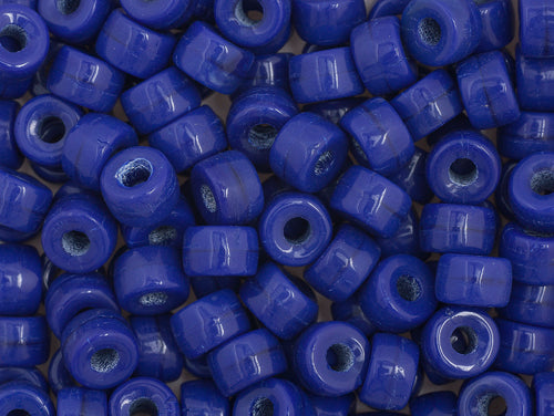 Mini Crow Beads - 6mm - Opaque Royal Blue (500pcs)