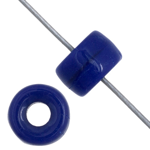 Mini Crow Beads - 6mm - Opaque Royal Blue (500pcs)