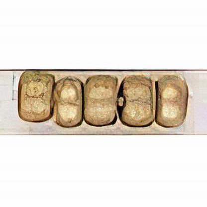 Mini Crow Beads - 6mm - Metallic Gold (500pcs)