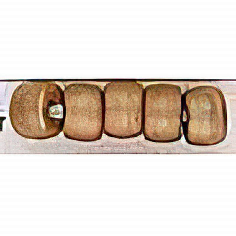 Mini Crow Beads - 6mm - Metallic Light Copper (500pcs)