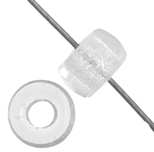 Mini Crow Beads - 6mm - Transparent Crystal (500pcs)