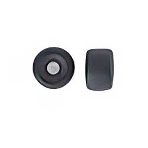 Mini Crow Beads - 6mm - Matte Black (500pcs)