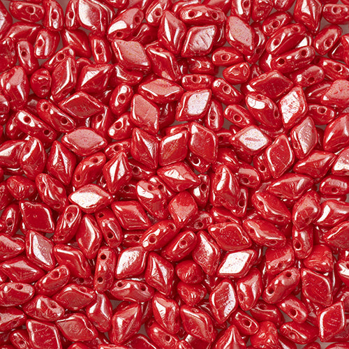 GemDuo - Opaque Coral Red White Luster (13g)