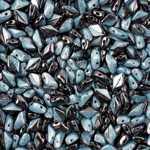 GemDuo - Black/White Opaque Blue Luster (50g)