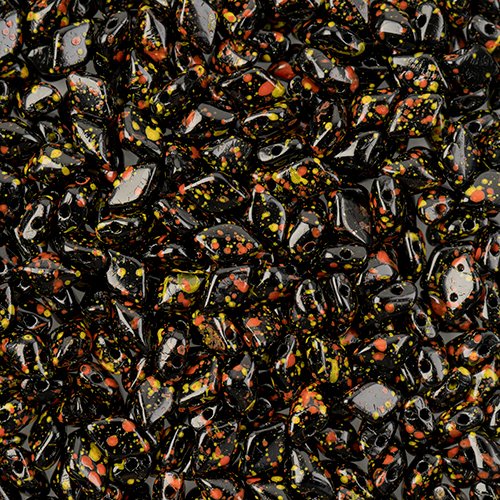 GemDuo - Jet Confetti Splash Orange Yellow (50g)