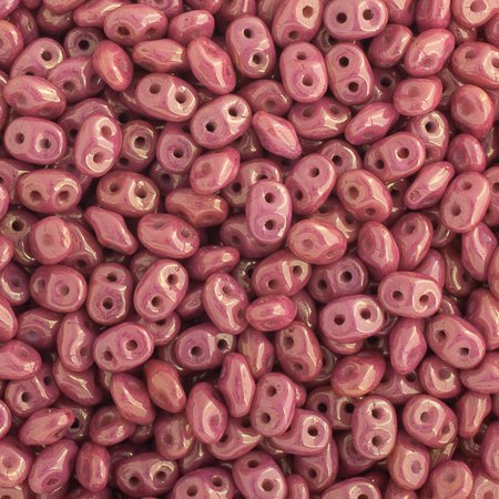 Superduos - Luster Dark Metallic Pink