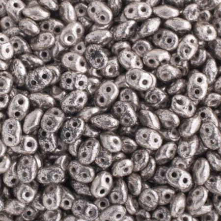 Superduos - Silver Luster Jet