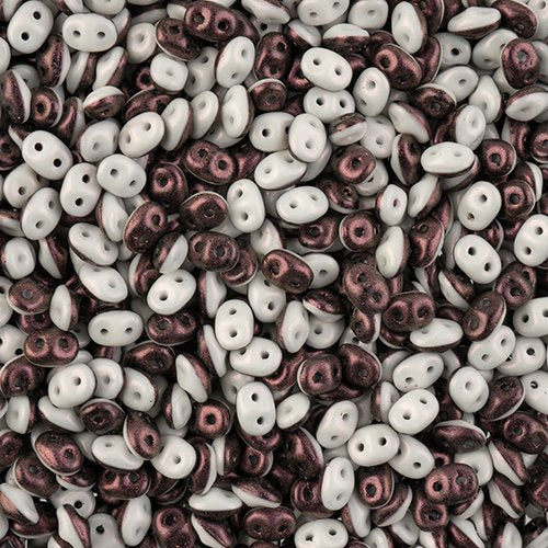 Superduos - Polychrome Plum-Cream