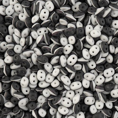 Superduos - Black/White Opaque Matte