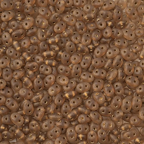 Superduos - Dark Topaz Bronze Ice Lined