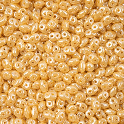 Superduos - Opaque Ivory White Luster