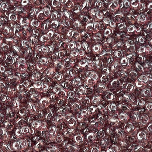 Superduos - Amethyst White Luster