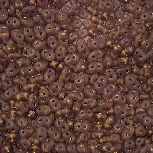 Superduos - Amethyst Bronze Ice Lined