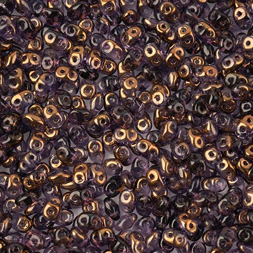 Superduos - Tanzanite Semi Bronze Luster