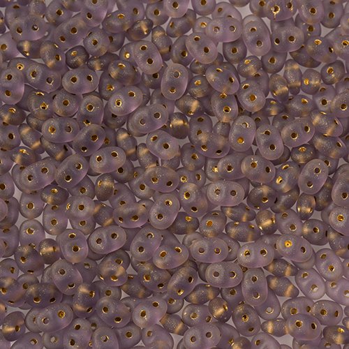 Superduos - Tanzanite Bronze Ice Lined